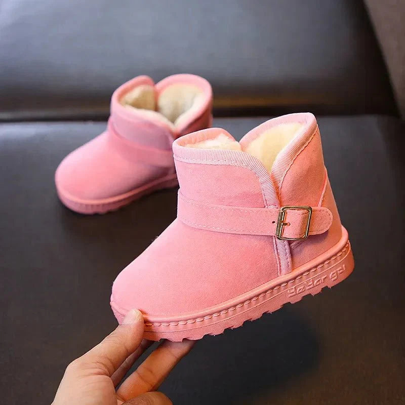 Chloe Kids Snow Boots with Buckle