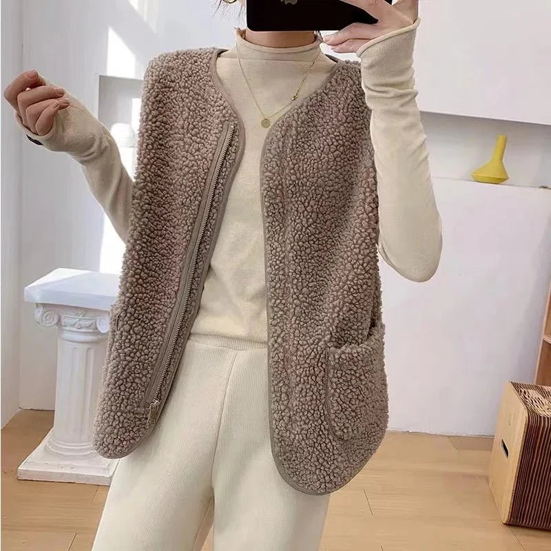 Ellen Fleece Vest Jacket