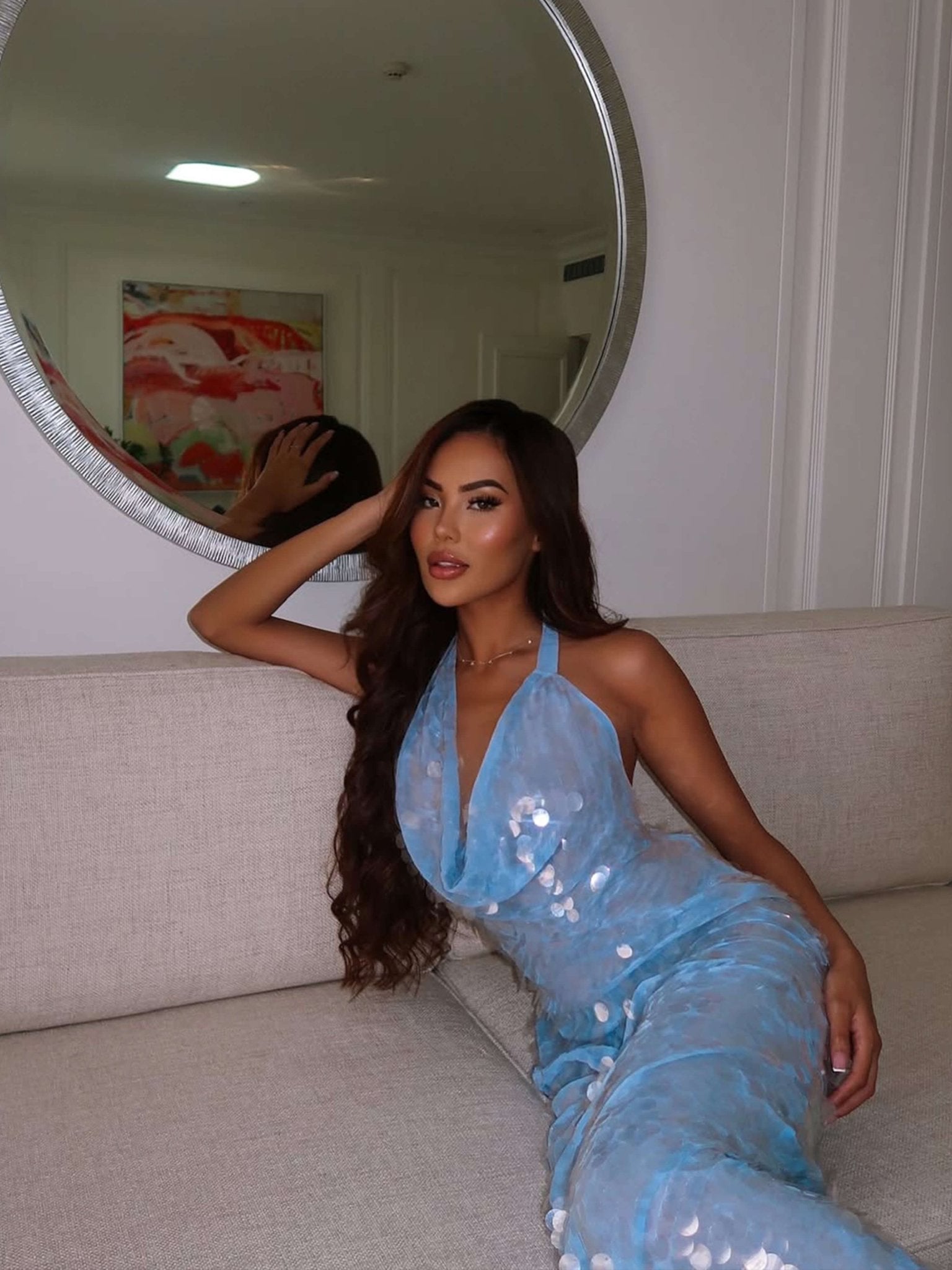 Jenny Sequin Maxi Dress