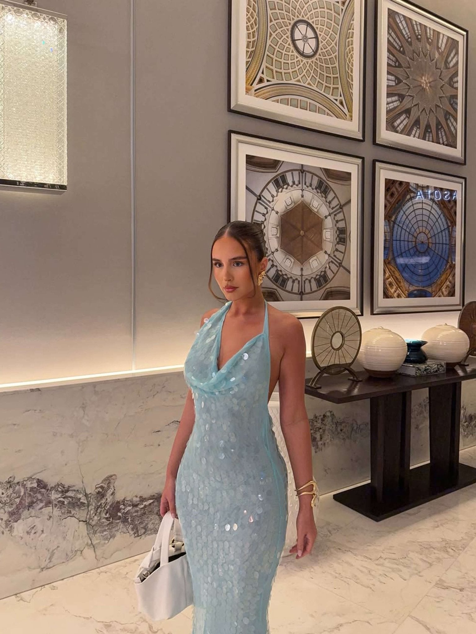 Jenny Sequin Maxi Dress