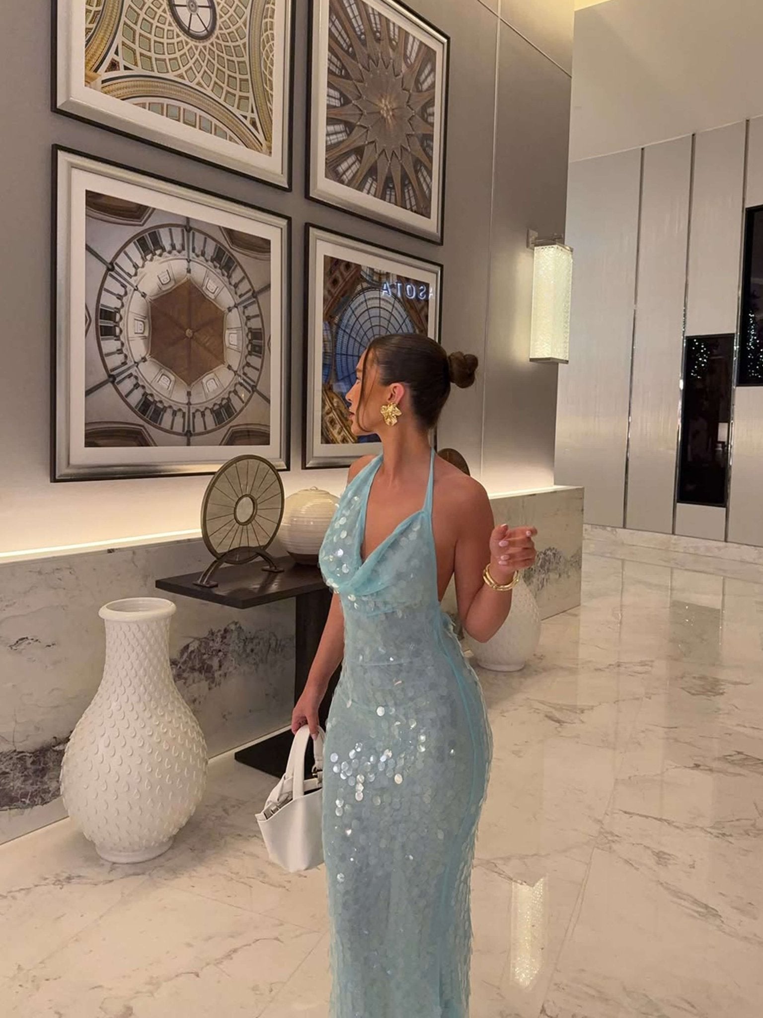 Jenny Sequin Maxi Dress
