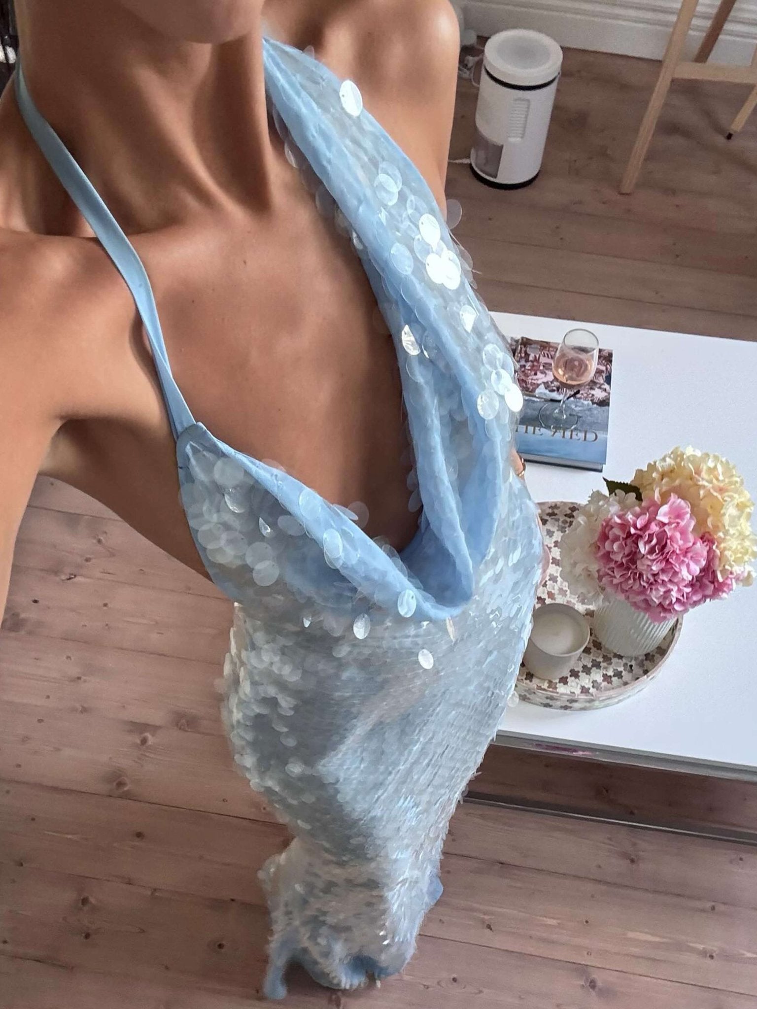 Jenny Sequin Maxi Dress