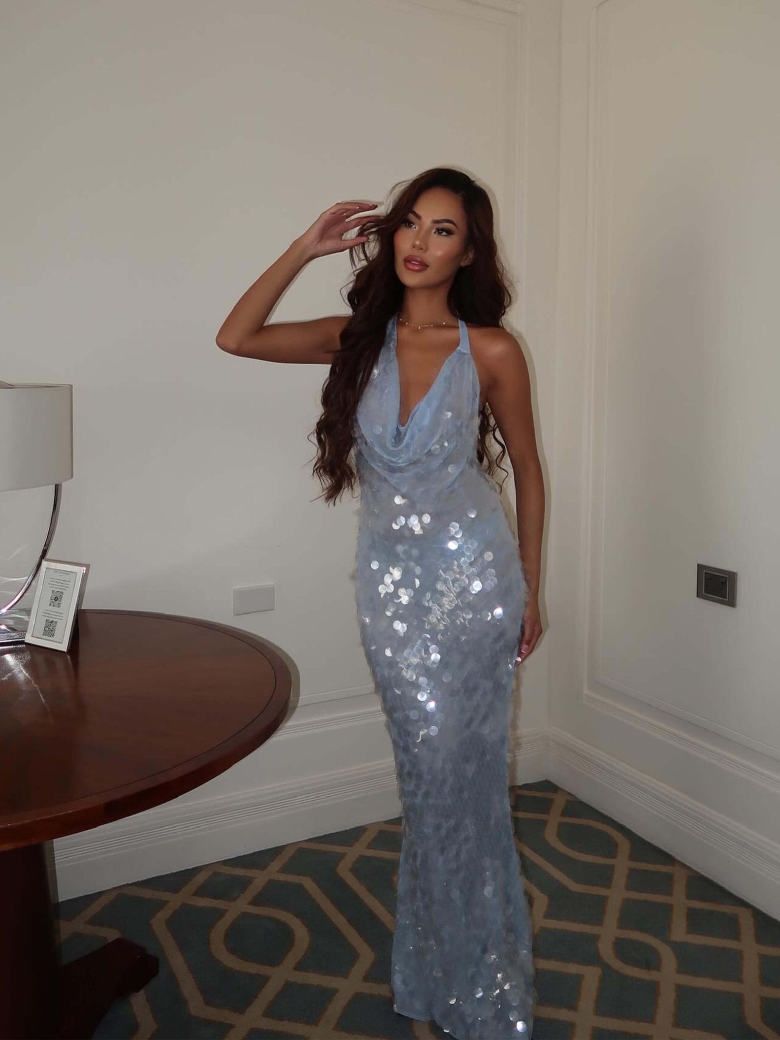 Jenny Sequin Maxi Dress
