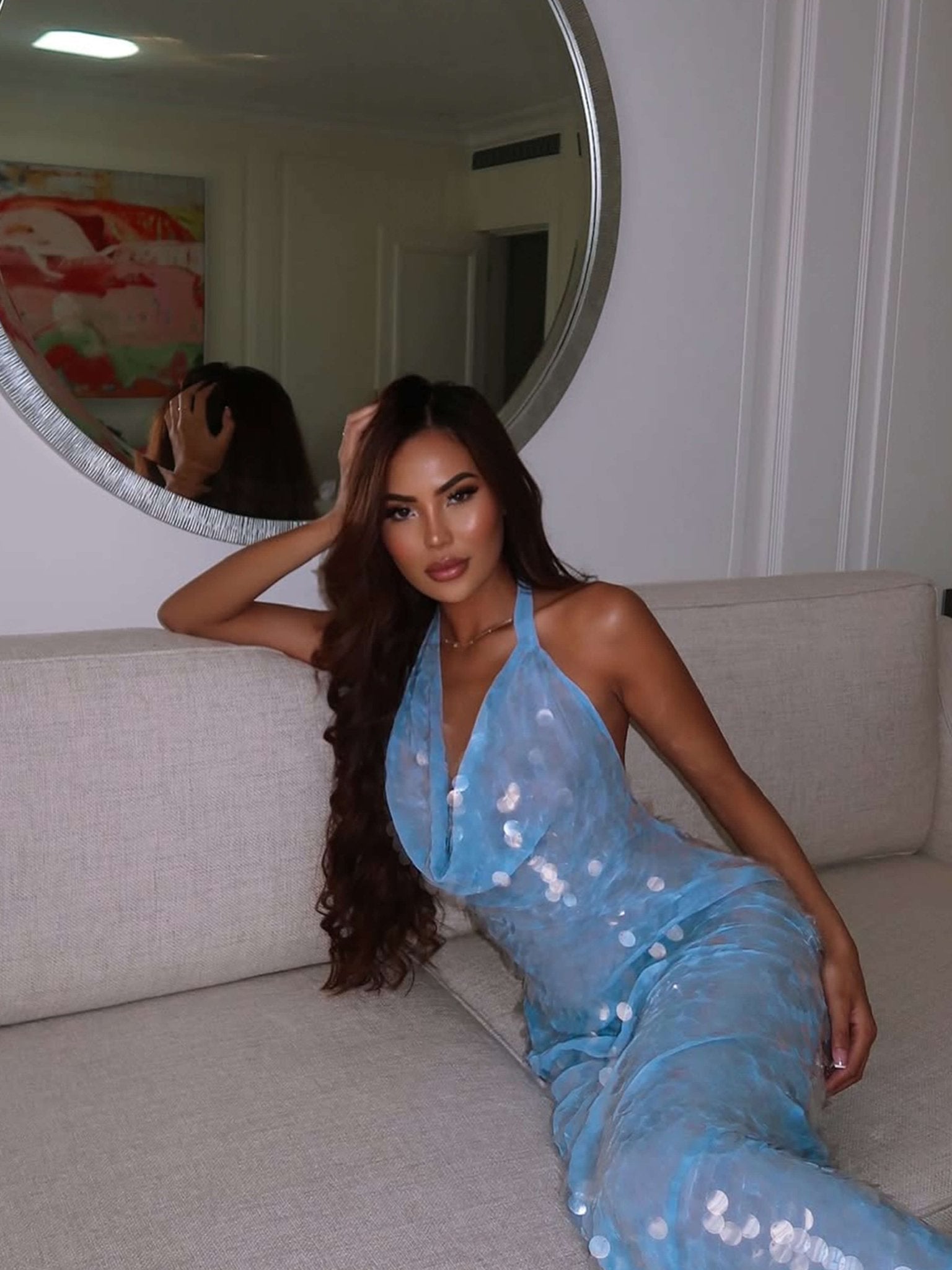 Jenny Sequin Maxi Dress
