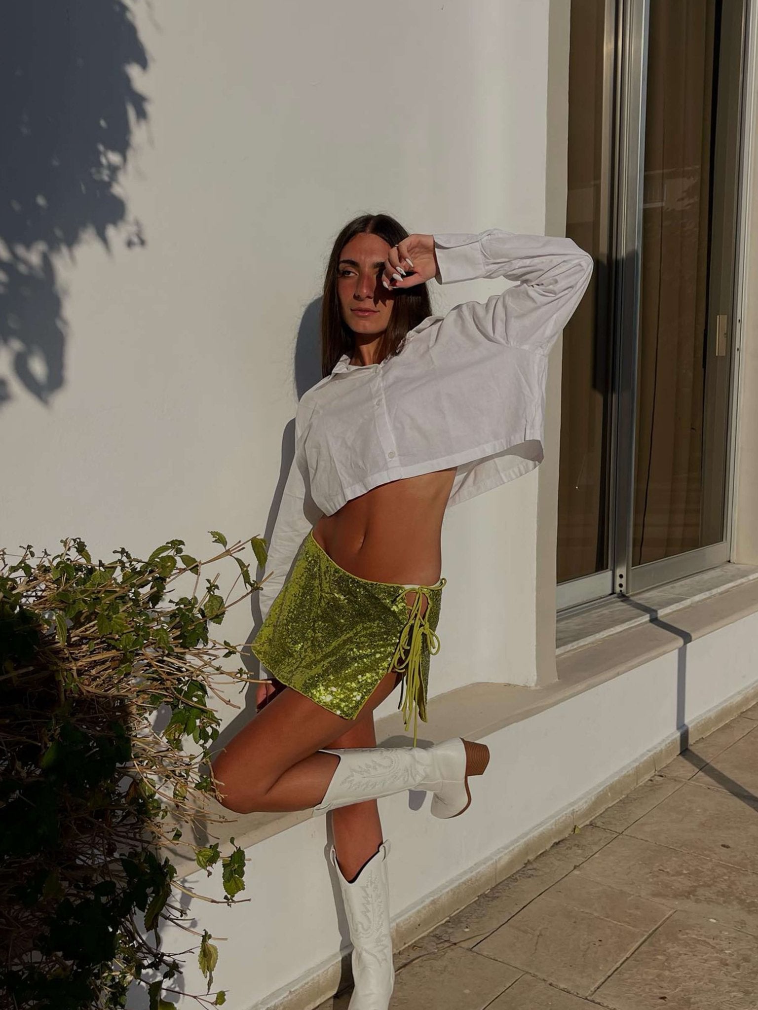 Kira Sequin Mini Skirt