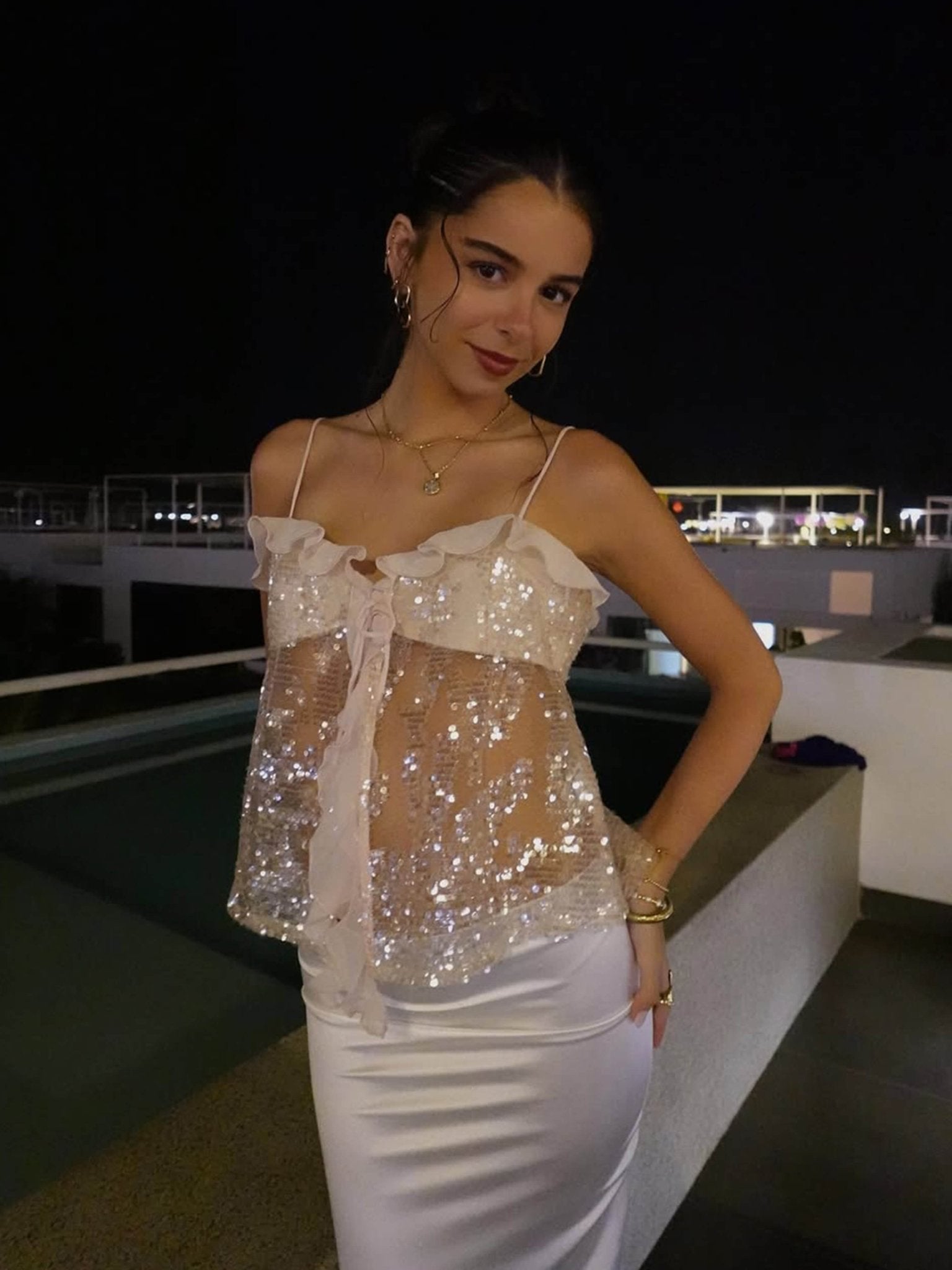 Melody Sequin Top