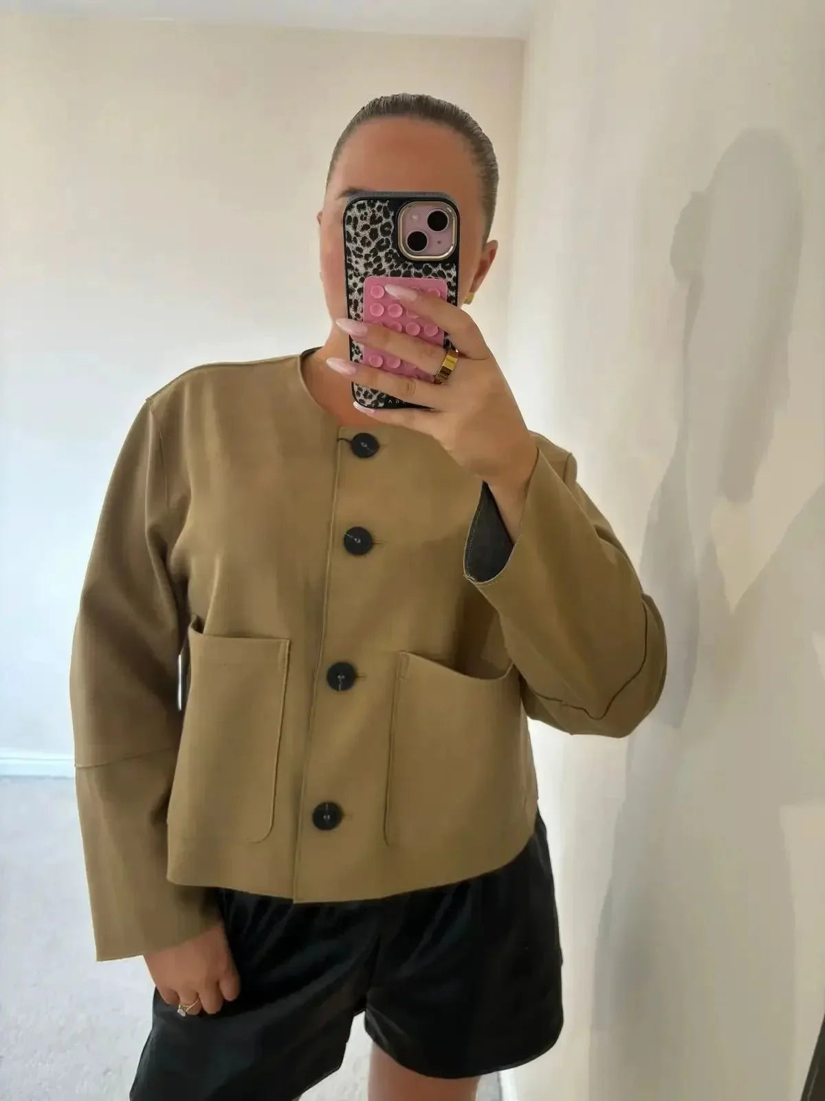 Ruffa Jacket Soft Suede