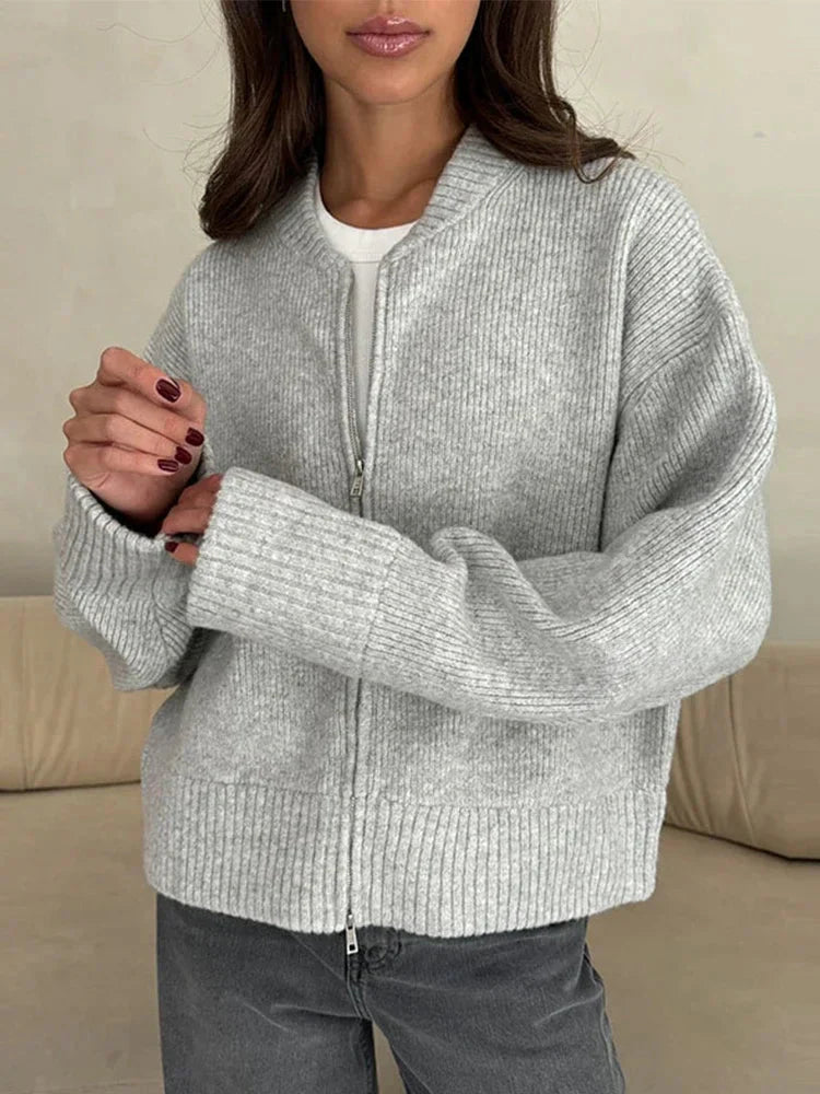 Olive Cardigan Sweater